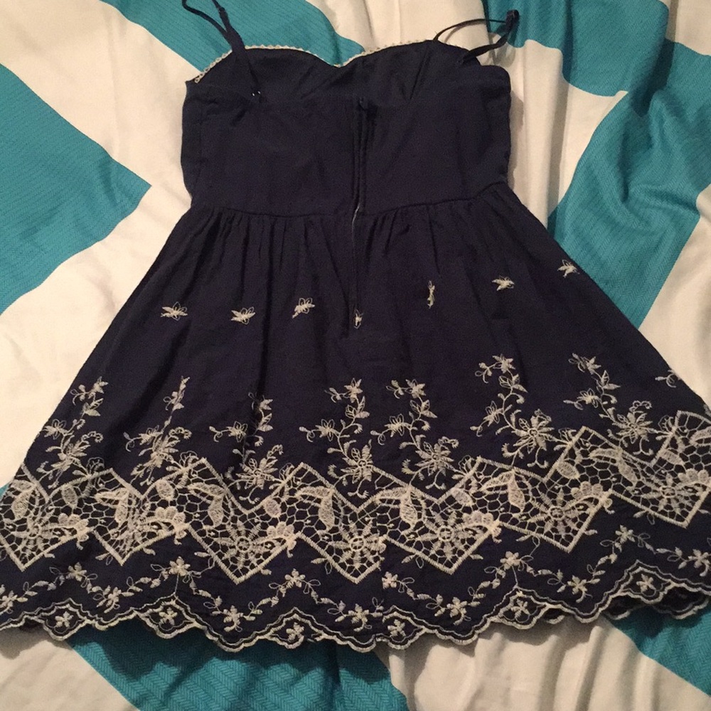 Navy blue, short summer dress